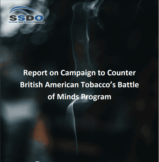 Report on Campaign to Counter British American Tobacco’s Battle of Minds Program