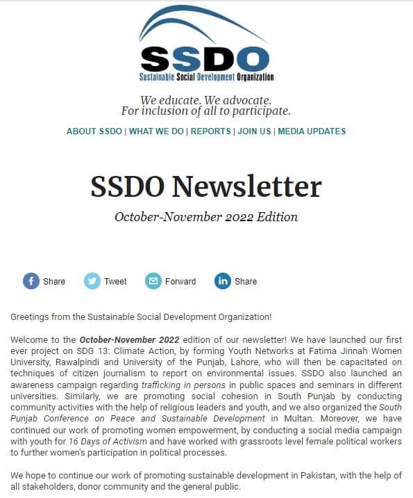 MONTHLY NEWSLETTER OCT-NOV 2022