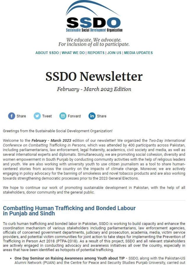 Monthly Newsletter February-March 2023