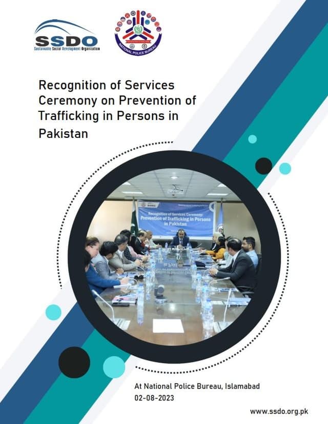 Recognition of Services Ceremony on Prevention of Trafficking in Persons in Pakistan